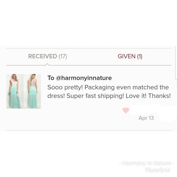 White and mint maxi dress - Picture 8 of 8